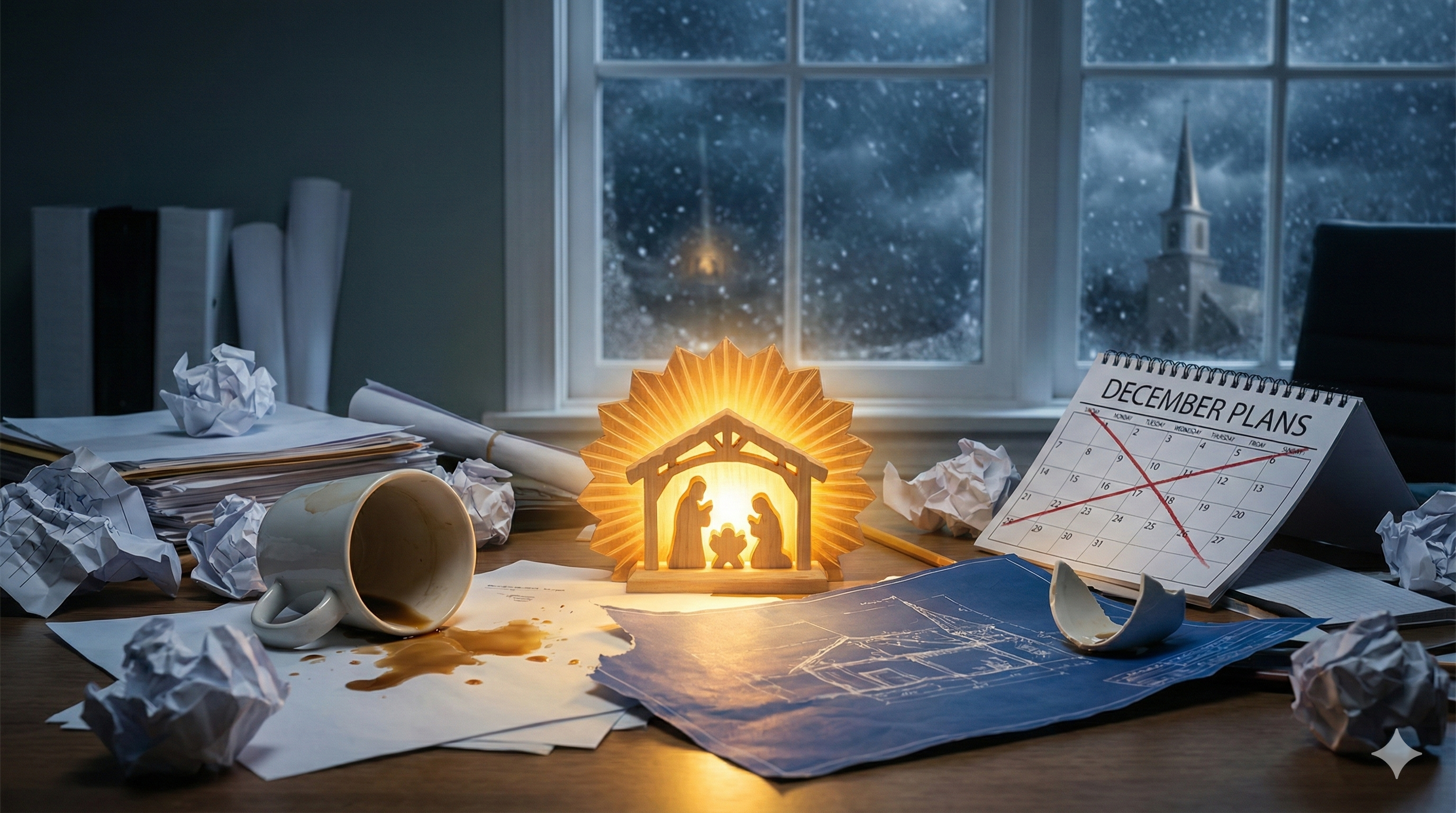 Interrupt, Jesus, Christmas Story, Chaos, Peace